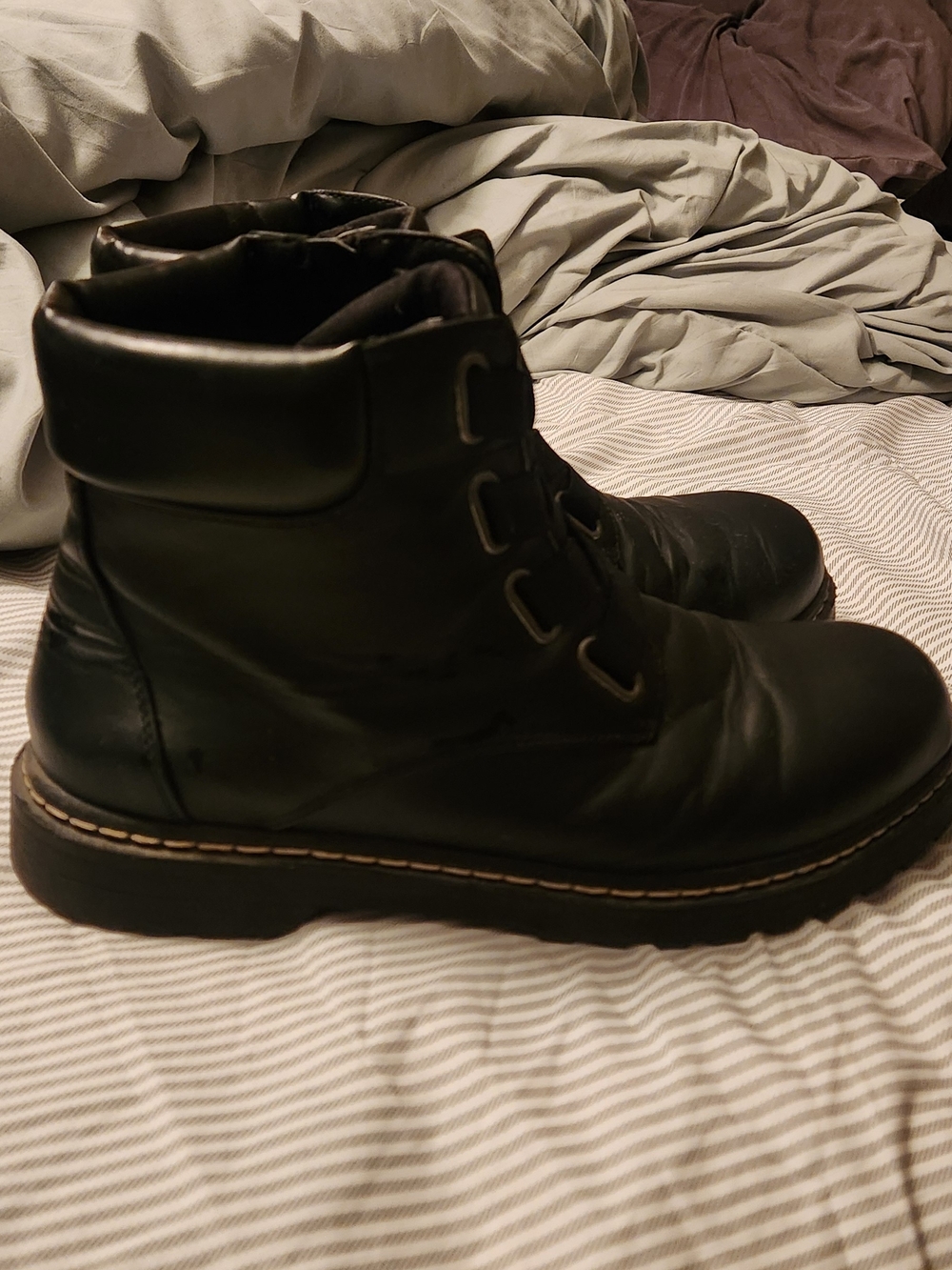 torrid Black Combat Moto Boots - Picture 2 of 2